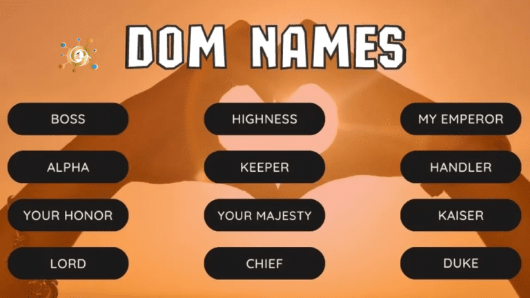What To Call Your Dom Different Names We Know